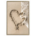 Wall Poster Wave of Love - seaside landscape of a wave and a romantic heart on sand 131781 additionalThumb 21