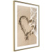 Wall Poster Wave of Love - seaside landscape of a wave and a romantic heart on sand 131781 additionalThumb 9