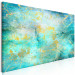 Canvas Art Print Emerald Ocean (1-piece) Narrow - abstract ocean texture 132181 additionalThumb 2