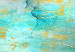 Canvas Art Print Emerald Ocean (1-piece) Narrow - abstract ocean texture 132181 additionalThumb 4