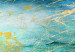 Canvas Art Print Emerald Ocean (1-piece) Narrow - abstract ocean texture 132181 additionalThumb 5