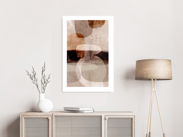 Wall Poster Return to Desire - abstract composition of figures on a textured background 134981 additionalImage 5