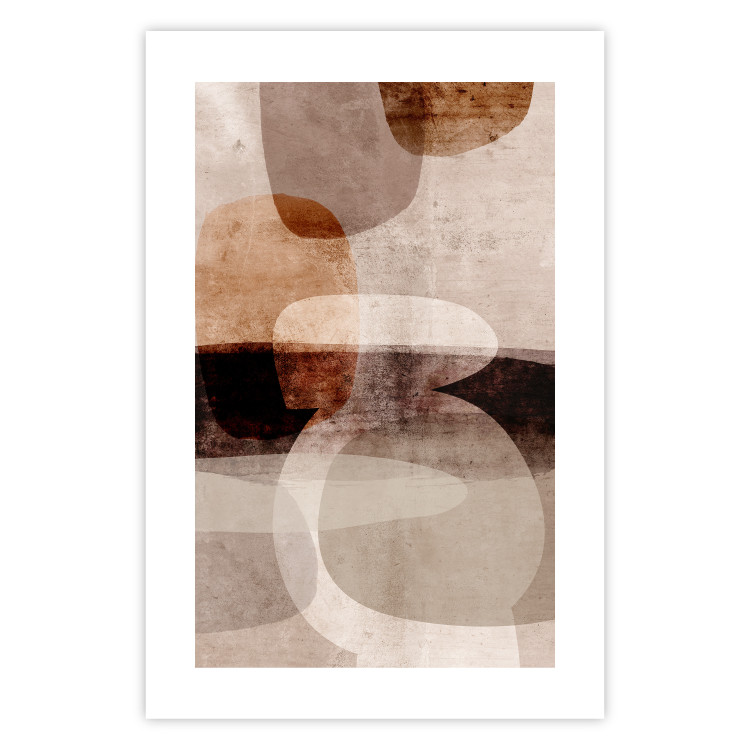 Wall Poster Return to Desire - abstract composition of figures on a textured background 134981 additionalImage 19