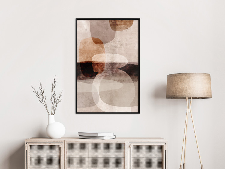 Wall Poster Return to Desire - abstract composition of figures on a textured background 134981 additionalImage 4