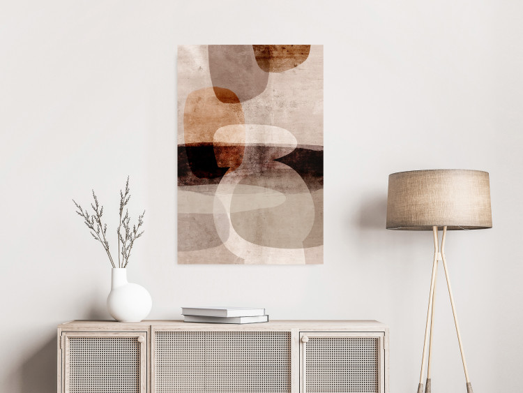 Wall Poster Return to Desire - abstract composition of figures on a textured background 134981 additionalImage 4