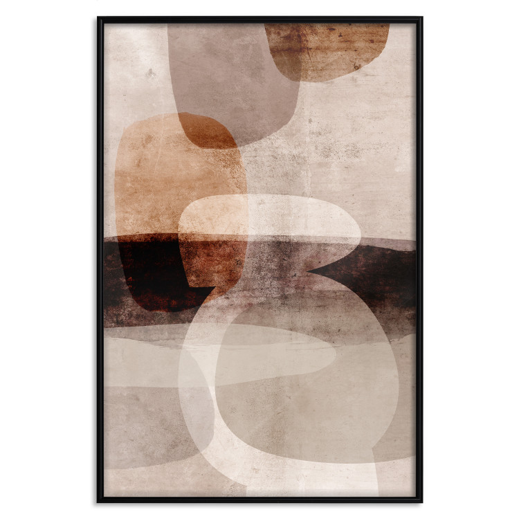 Wall Poster Return to Desire - abstract composition of figures on a textured background 134981 additionalImage 16