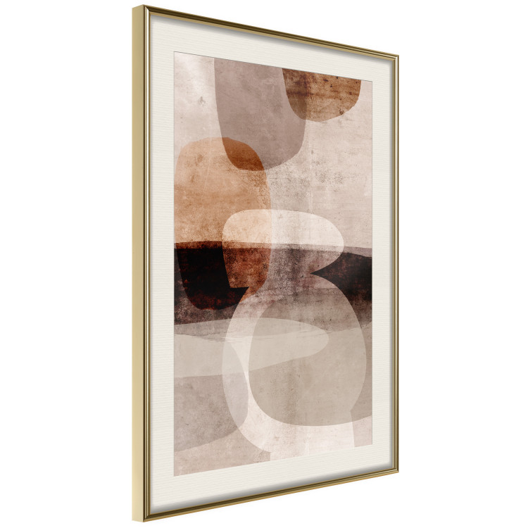 Wall Poster Return to Desire - abstract composition of figures on a textured background 134981 additionalImage 3