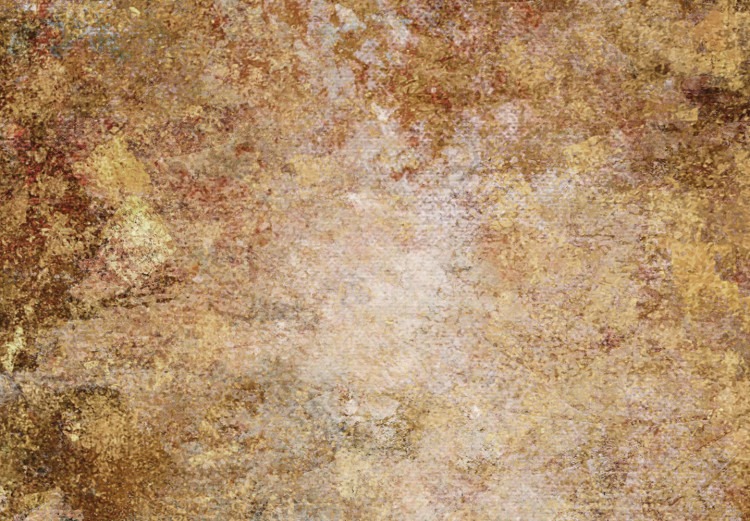 Canvas Print Gold fog - Abstraction with blurry colors of gold, copper and beige 135081 additionalImage 5
