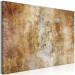 Canvas Print Gold fog - Abstraction with blurry colors of gold, copper and beige 135081 additionalThumb 2