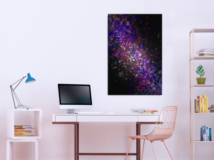 Canvas Print Colorful cosmos - Abstraction inspired by photos of galaxies 135681 additionalImage 3