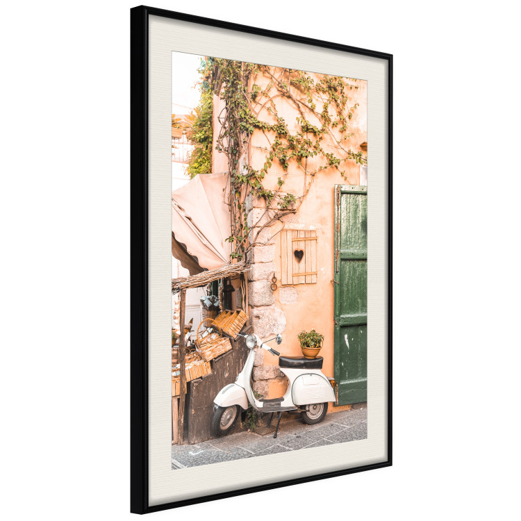 Wall Poster Italian Afternoon - composition with a white scooter standing on the street 135881 additionalImage 8