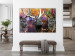 Canvas Art Print Three deer with antlers - Colorful abstraction with animals 136081 additionalThumb 3