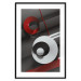 Wall Poster Ribbons - geometric abstraction with a hint of white and red color 136381 additionalThumb 5