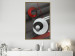 Wall Poster Ribbons - geometric abstraction with a hint of white and red color 136381 additionalThumb 16