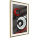 Wall Poster Ribbons - geometric abstraction with a hint of white and red color 136381 additionalThumb 21