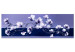 Canvas Print Magnolias in Very Peri Color (1-piece) narrow - flowers in violet 138581