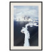 Poster Quiet Haven - winter landscape of mountains against a clear sky with clouds 138781 additionalThumb 9