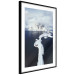 Poster Quiet Haven - winter landscape of mountains against a clear sky with clouds 138781 additionalThumb 21