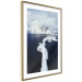 Poster Quiet Haven - winter landscape of mountains against a clear sky with clouds 138781 additionalThumb 13