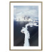 Poster Quiet Haven - winter landscape of mountains against a clear sky with clouds 138781 additionalThumb 17