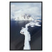 Poster Quiet Haven - winter landscape of mountains against a clear sky with clouds 138781 additionalThumb 26