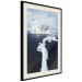 Poster Quiet Haven - winter landscape of mountains against a clear sky with clouds 138781 additionalThumb 23