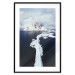 Poster Quiet Haven - winter landscape of mountains against a clear sky with clouds 138781 additionalThumb 11