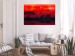 Canvas African Landscape (1-piece) Wide - elephants and red sky 143481 additionalThumb 3