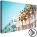 Canvas Art Print Miami City in Summer - Palm Trees and Florida Coast Architecture in Pastel 144481 additionalThumb 6