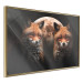 Wall Poster Forest Couple - Two Foxes and the Moon Against the Night, Starry Sky 144781 additionalThumb 5