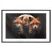 Wall Poster Forest Couple - Two Foxes and the Moon Against the Night, Starry Sky 144781 additionalThumb 19