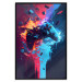Poster Color Pad - Exploding Blue and Red Console 150681 additionalThumb 8