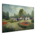 Large canvas print Meeting in the Garden - An Ai-Generated Landscape in the Style of Monet [Large Format] 151081 additionalThumb 3