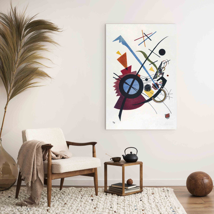 Large canvas print Primary Colors - Kandinsky’s Geometric Abstraction [Large Format] 151681 additionalImage 6