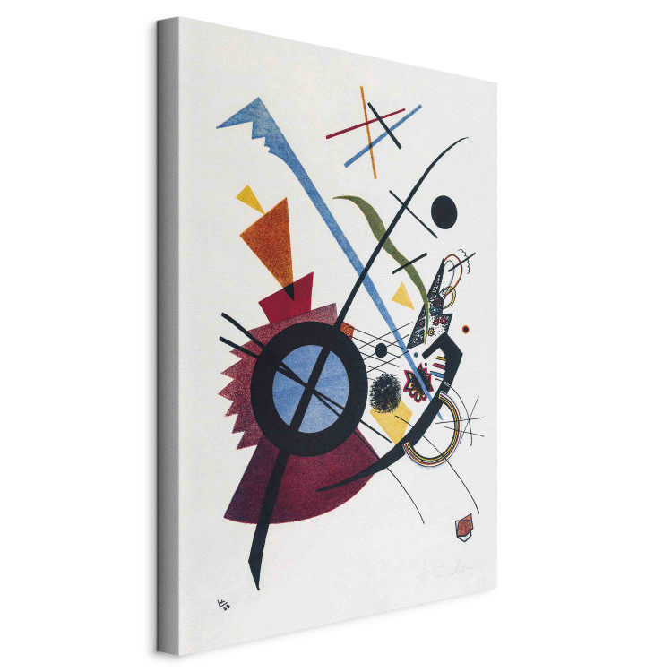 Large canvas print Primary Colors - Kandinsky’s Geometric Abstraction [Large Format] 151681 additionalImage 3