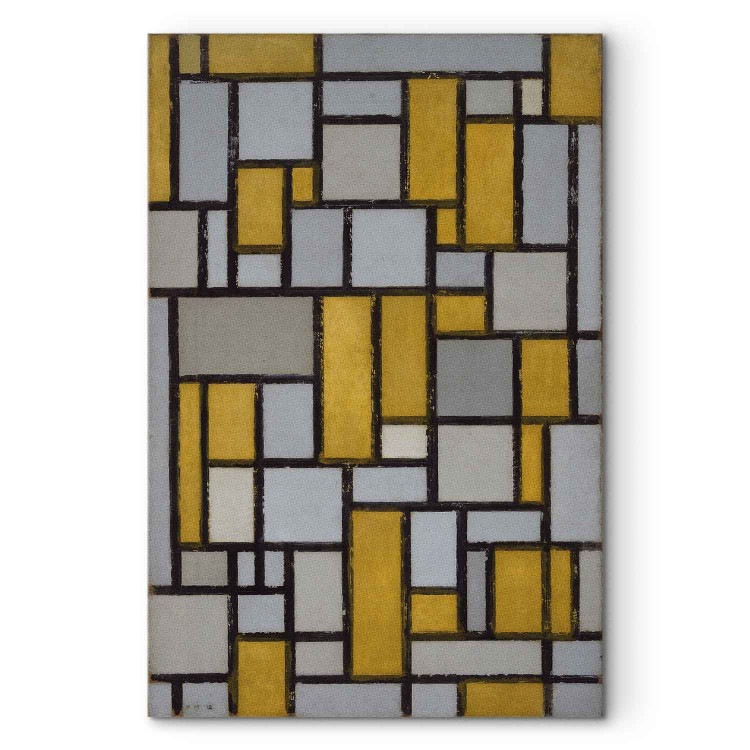 Reproduction Painting Composition with grid 1 152181