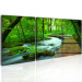 Canvas Print Forest broadwalk - triptych 58481 additionalThumb 2