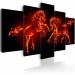 Canvas Art Print Fiery Horses 64581 additionalThumb 2
