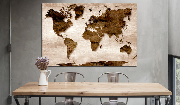 Decorative Pinboard The Brown Earth [Cork Map] 92181 additionalImage 3