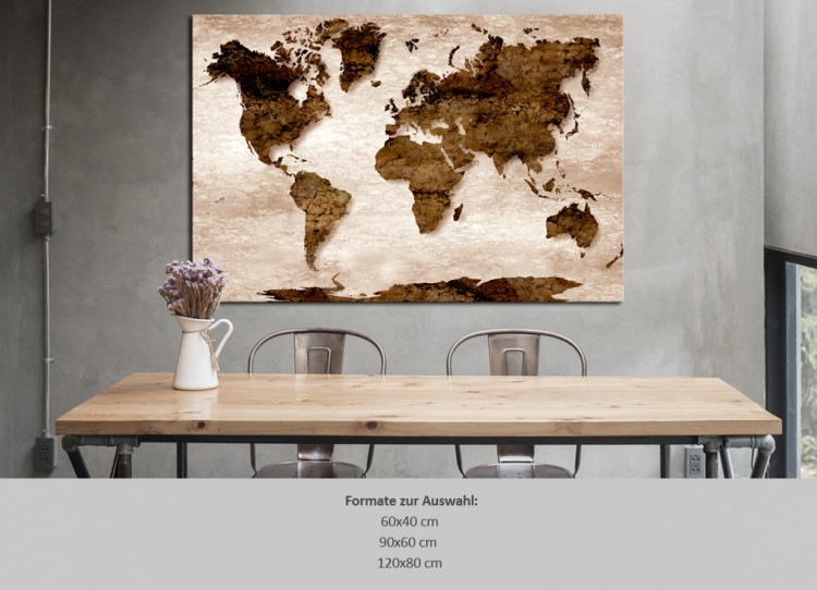 Decorative Pinboard The Brown Earth [Cork Map] 92181 additionalImage 7