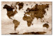 Decorative Pinboard The Brown Earth [Cork Map] 92181 additionalThumb 2