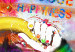 Canvas Choose Happiness (1-piece) - Happy Monkey with a Banana Overhead 106591 additionalThumb 4