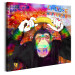 Canvas Choose Happiness (1-piece) - Happy Monkey with a Banana Overhead 106591 additionalThumb 2