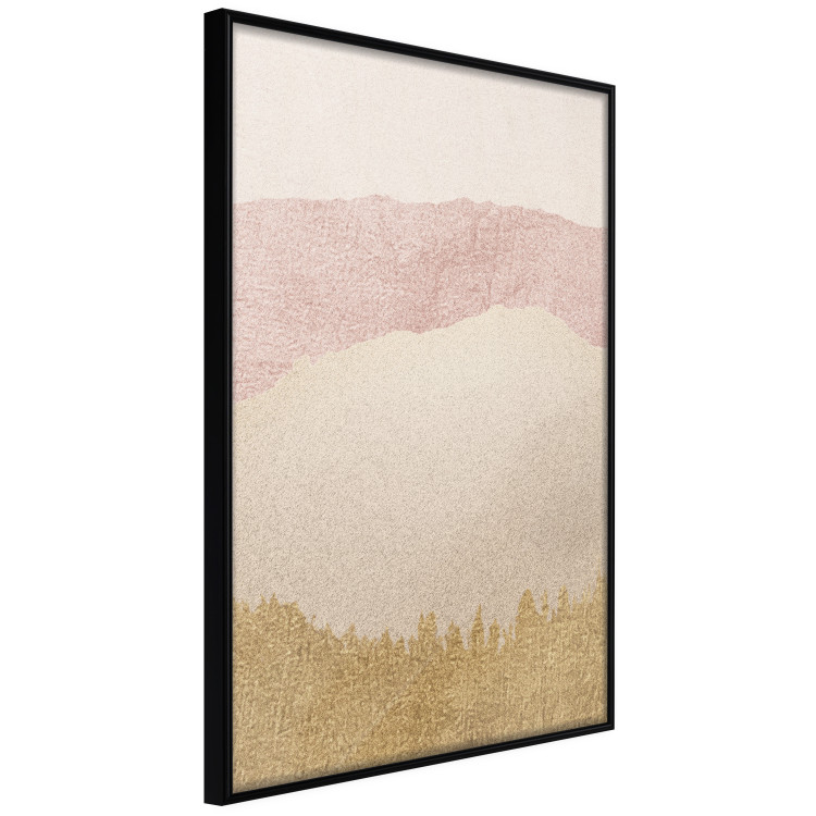 Wall Poster Structural Sandstone - abstraction with a touch of gold in Japanese style 119191 additionalImage 10