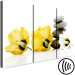 Canvas Feng shui flowers composition - a motif with yellow mallow and stones 123391 additionalThumb 6