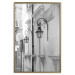 Wall Poster Street Lamps - black and white street architecture with wall lamps 123491 additionalThumb 20