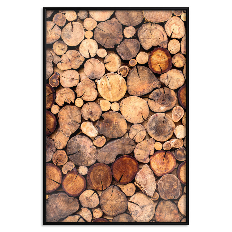 Poster Tree Interior - texture of wood grain in various sizes 124491 additionalImage 16