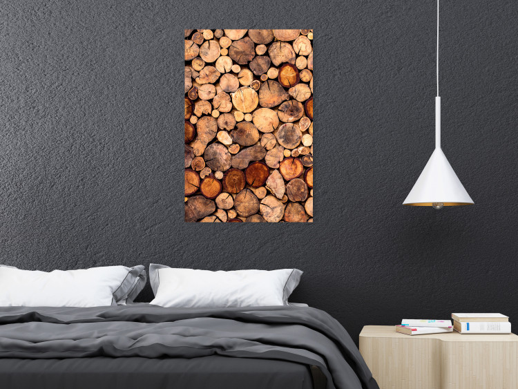 Poster Tree Interior - texture of wood grain in various sizes 124491 additionalImage 17