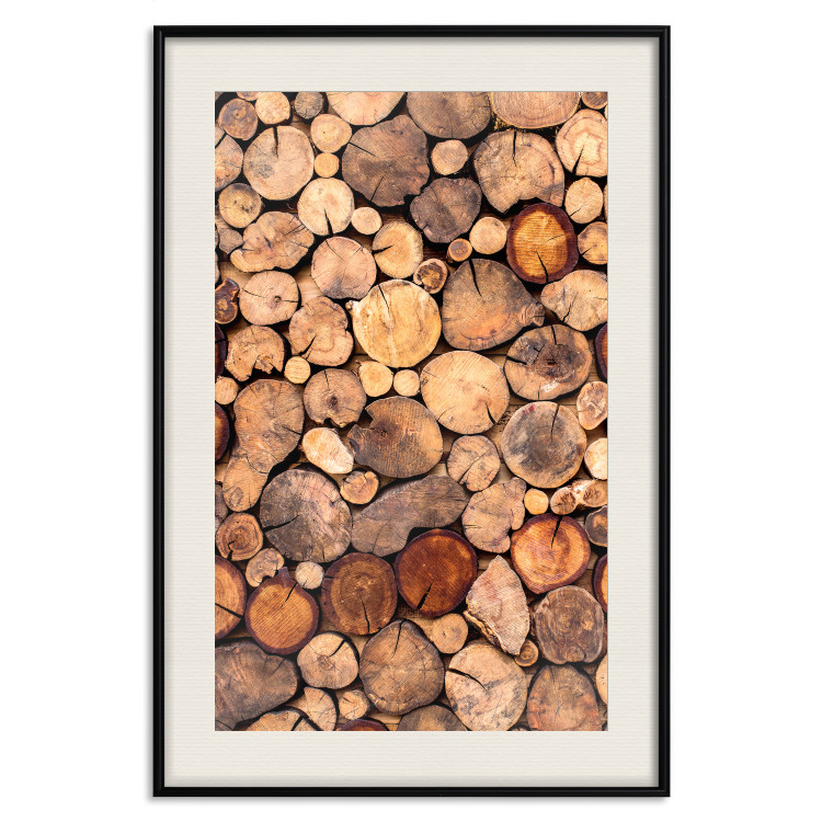 Poster Tree Interior - texture of wood grain in various sizes 124491 additionalImage 24