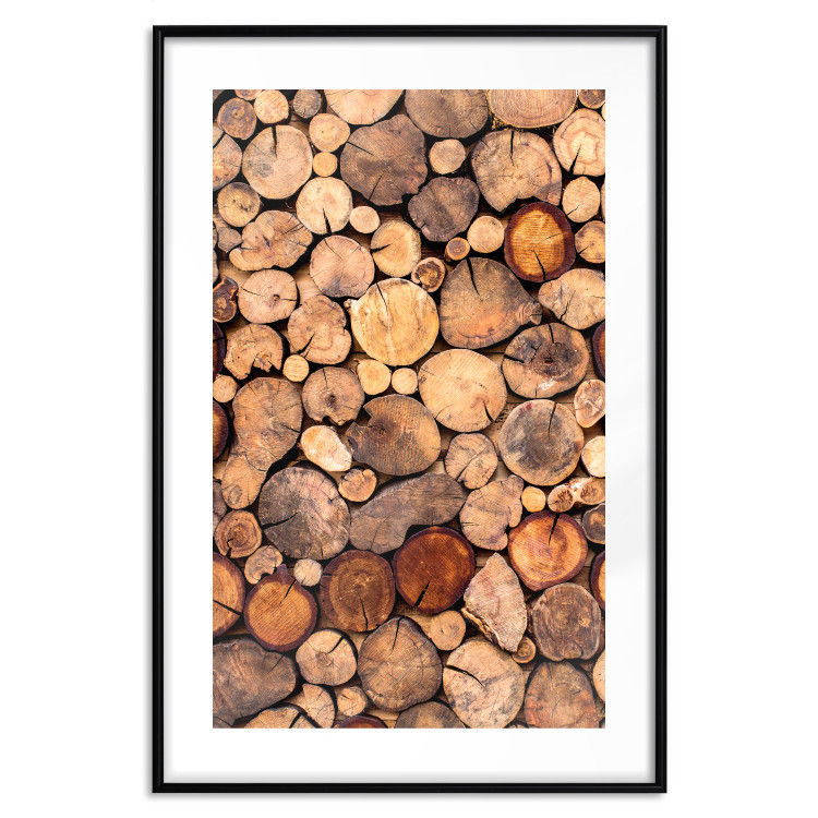 Poster Tree Interior - texture of wood grain in various sizes 124491 additionalImage 18